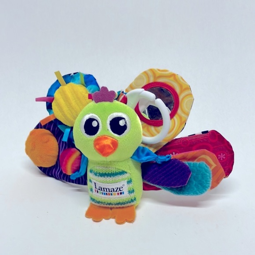 Tomy Lamaze Jacque the peacock toy